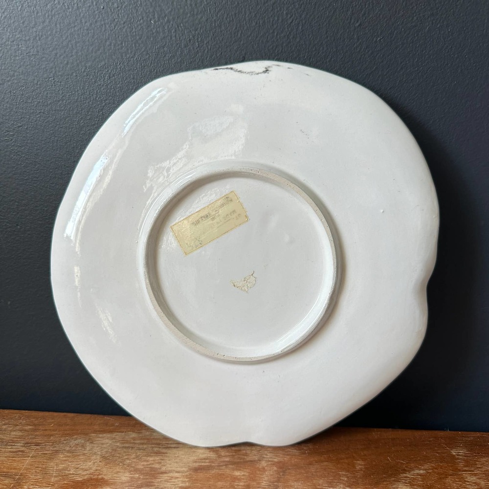 Vintage Cat Glazed Ceramic Dish Plate for Bonwit Teller Made in Italy - Picture 6 of 11